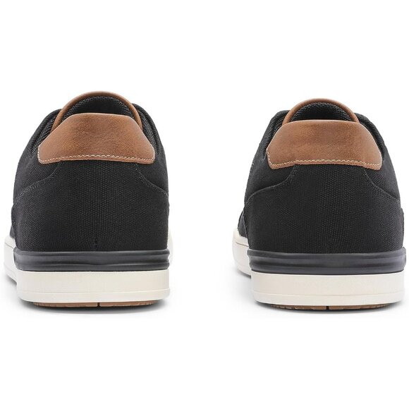 Bruno Marc Men's Black Stylish Sneakers Canvas  Casual Comfort Walking Shoes - Picture 3 of 9